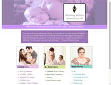 Tablet Screenshot of birthingbabies.info